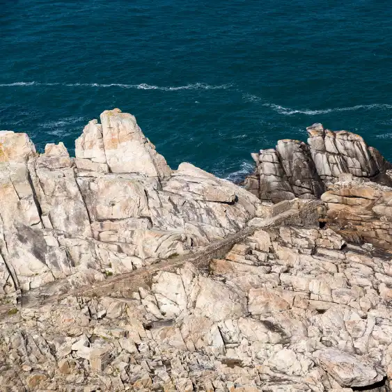 Rugged rocky coastlines and islands